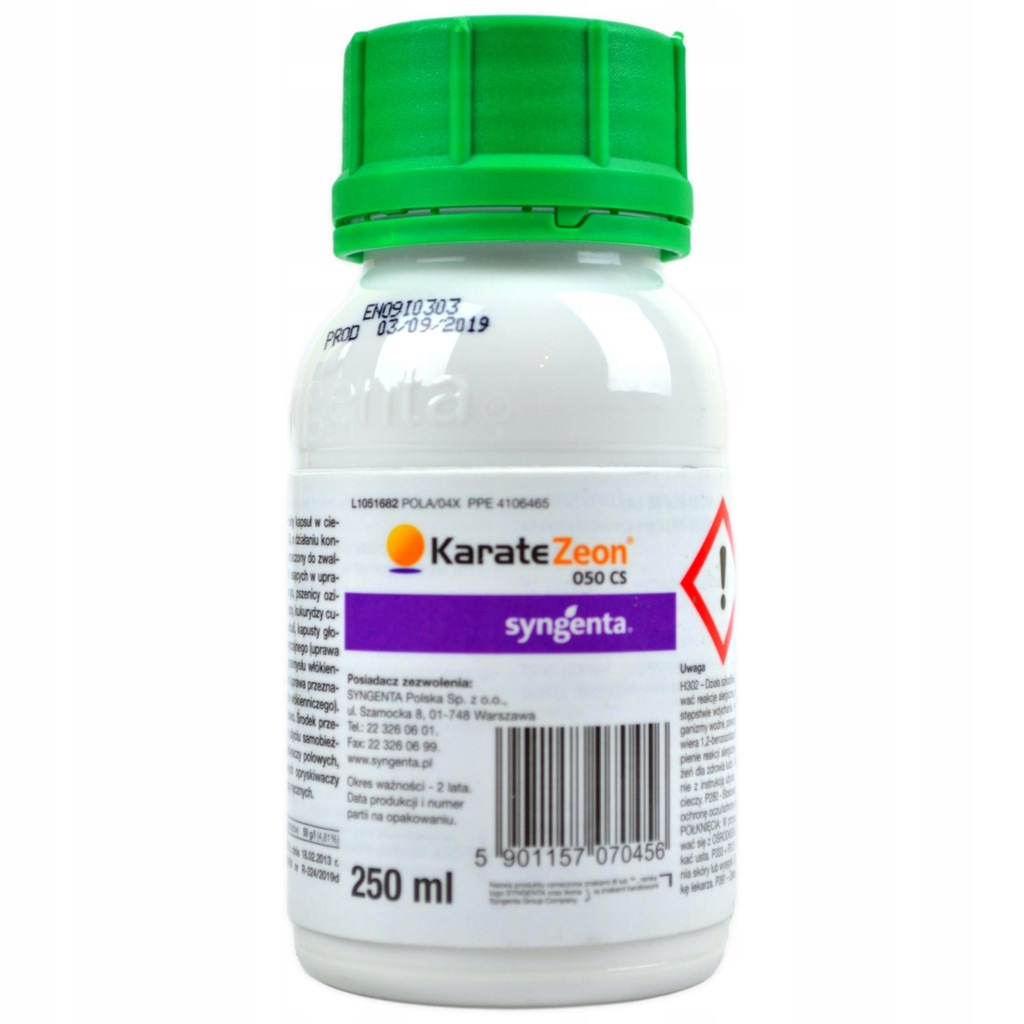 Karate Zeon 050 CS 250ml Syngenta 9087405294 oficjalne archiwum Allegro