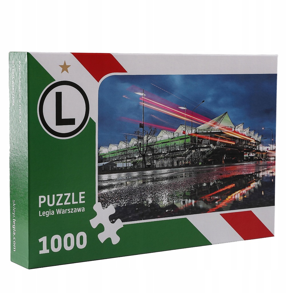 Legia Warszawa Puzzle 1000 elementów stadion Trefl