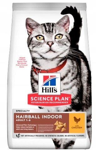 Hill's Science Plan Feline Adult Hairball Indoor 1