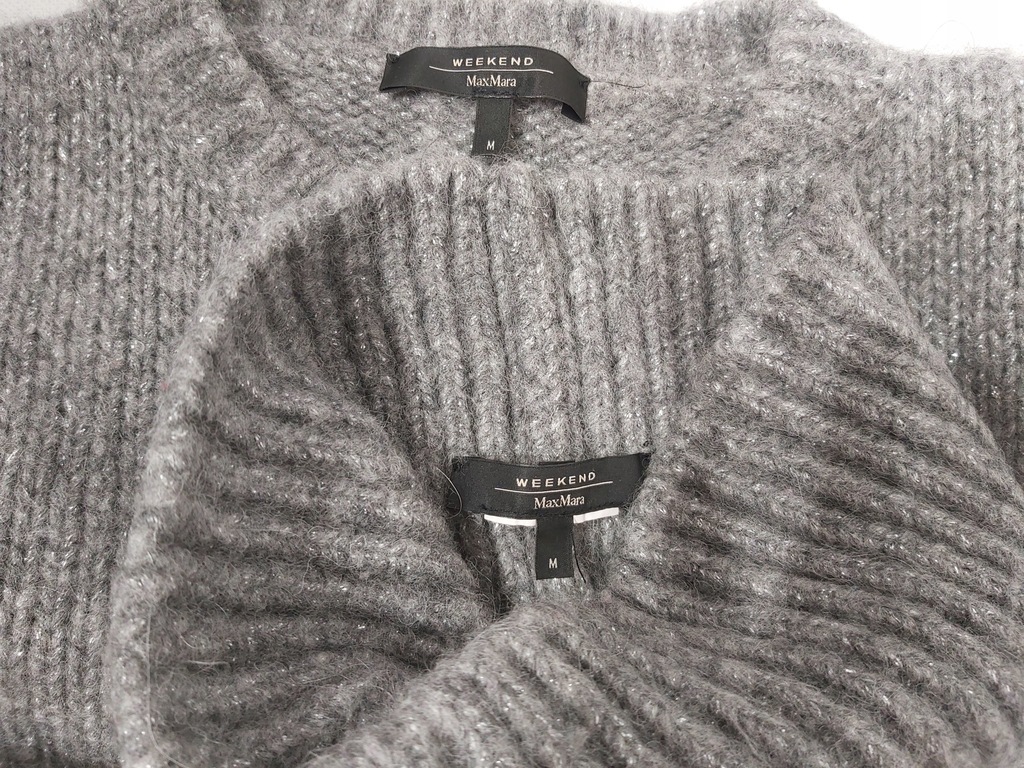 MAX MARA miękki sweterek alpaca 2w1 r. M