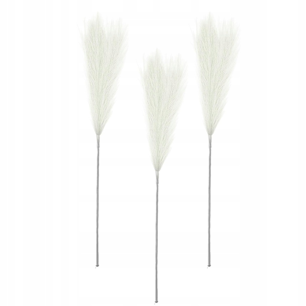 3Pcs Artificial Pampas Grass for Vase Flower Arrangements Reed White