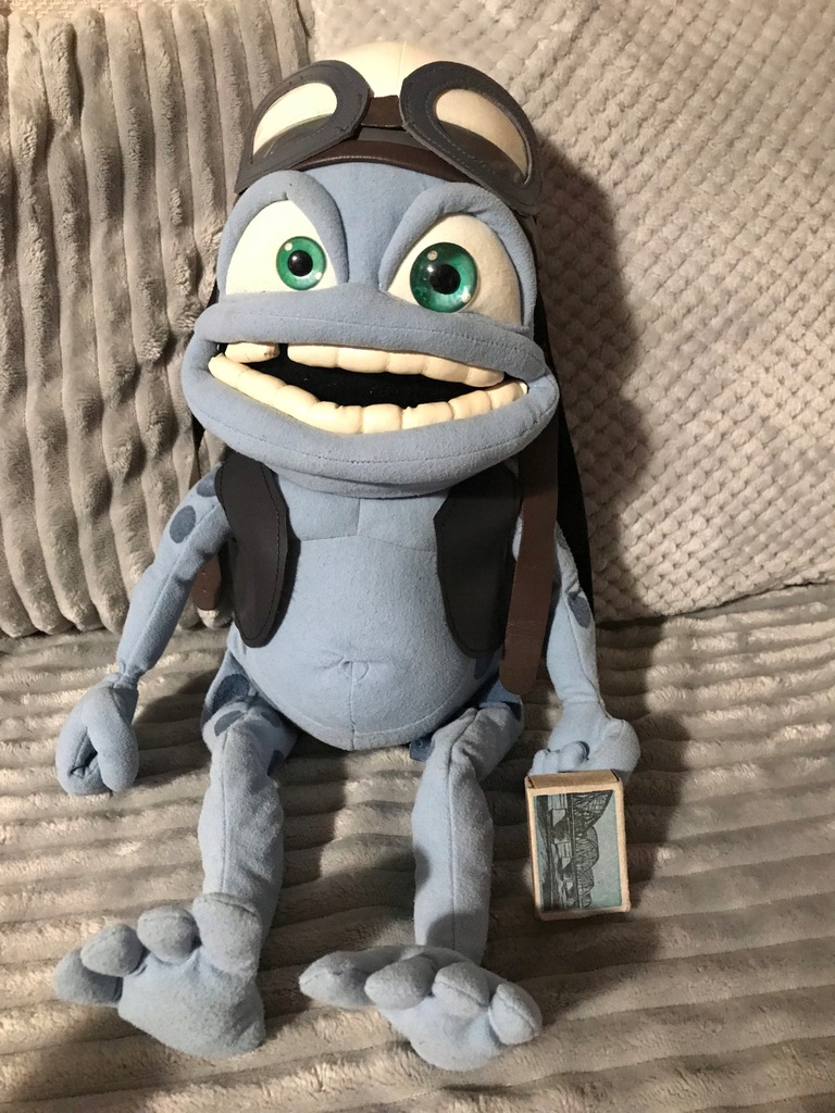 MASKOTKA CRAZY FROG żaba pilot -49cm - 11565315326 - oficjalne