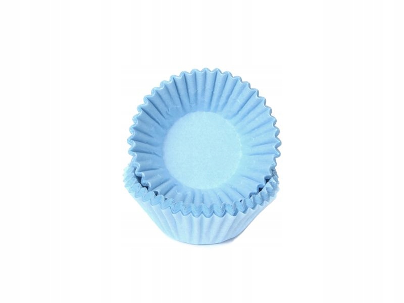 Papilotki do mini muffinek błękitne 100 szt.