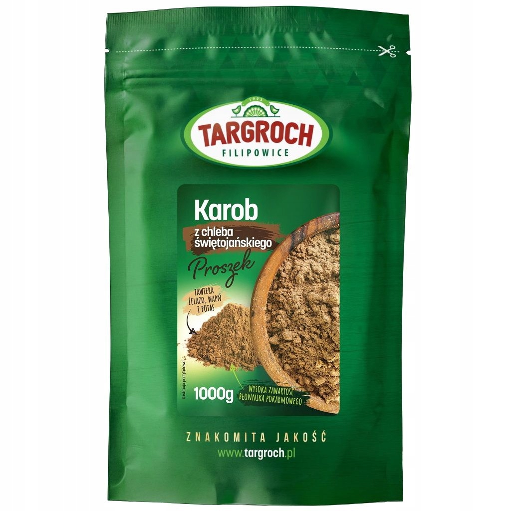 Karob Proszek Mielony Zamiennik Kakao 1000g / 1kg