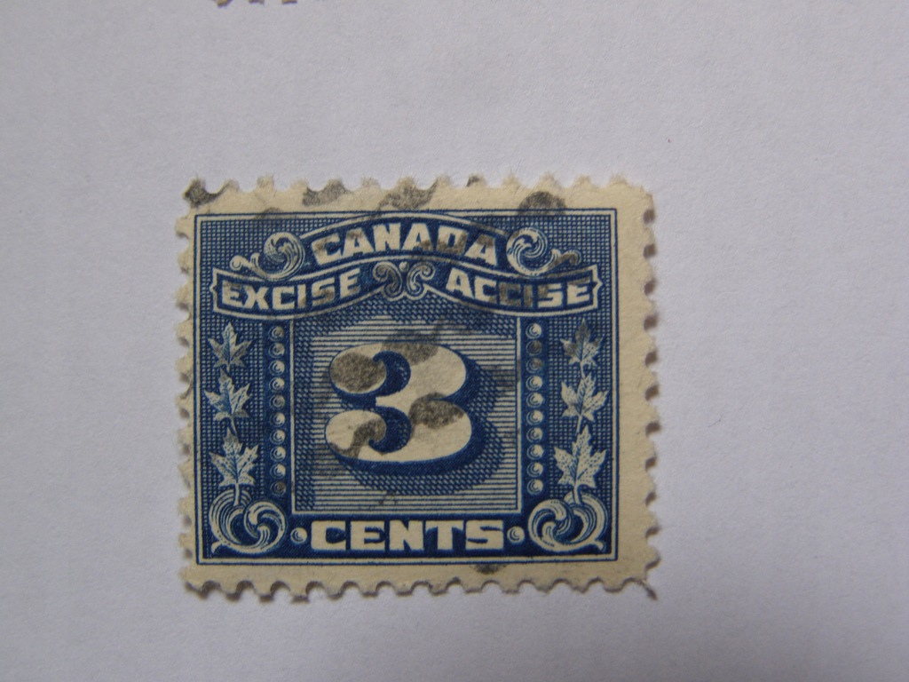 Kanada - opłata akcyzy 3 centy - revenue