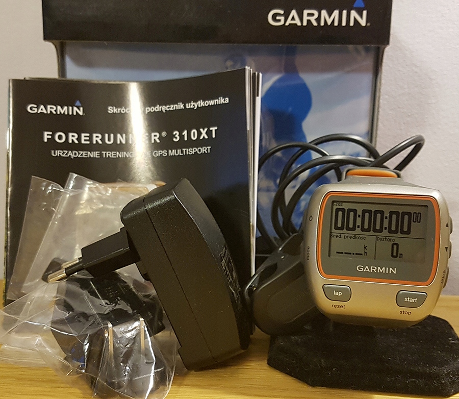 Garmin Forerunner 310XT trzyma 15 h