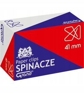 Spinacze krzyżowe metalowe 41mm GRAND, 10opx50szt