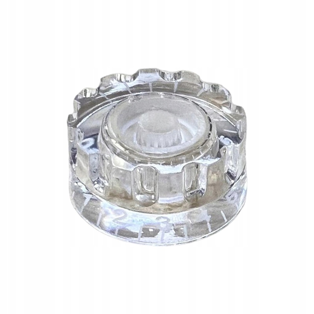 Top Hat Volume Control Knobs Electric Guitar Clear