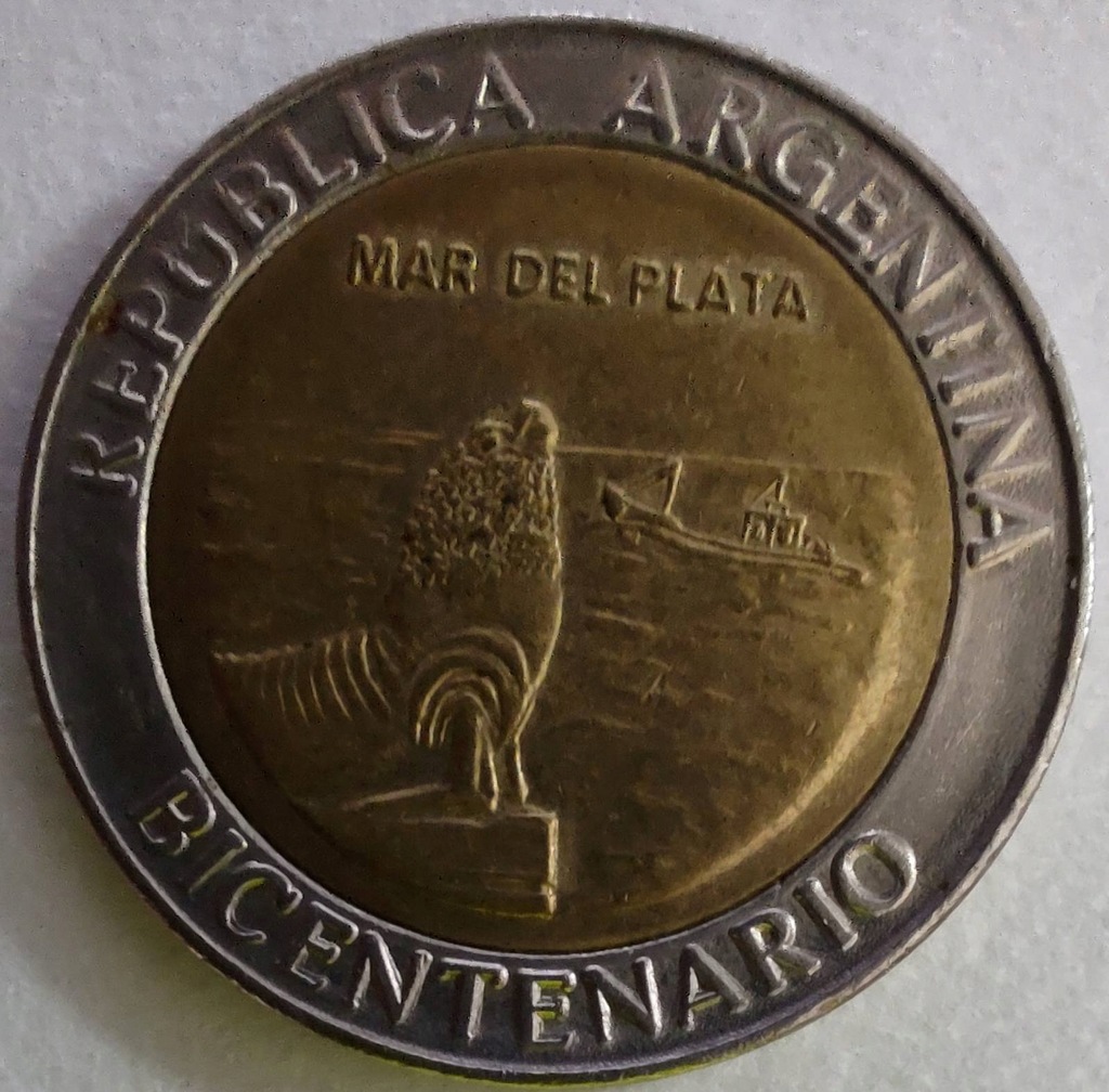 0617 - Argentyna 1 peso, 2010
