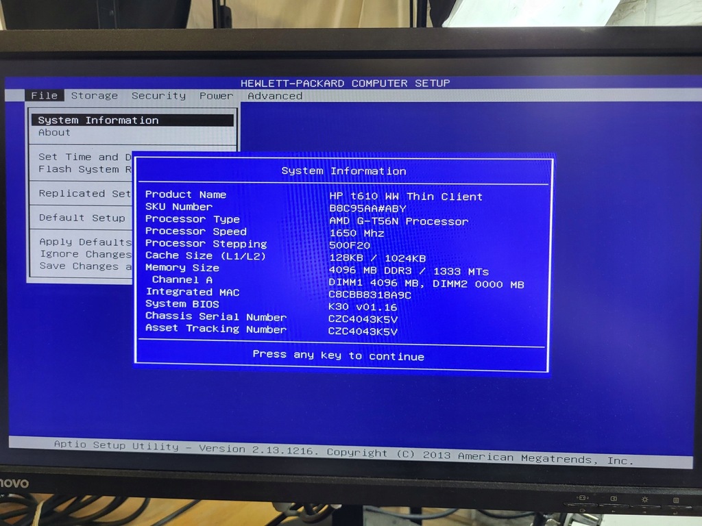HP t610 AMD G-T56N (2290184)