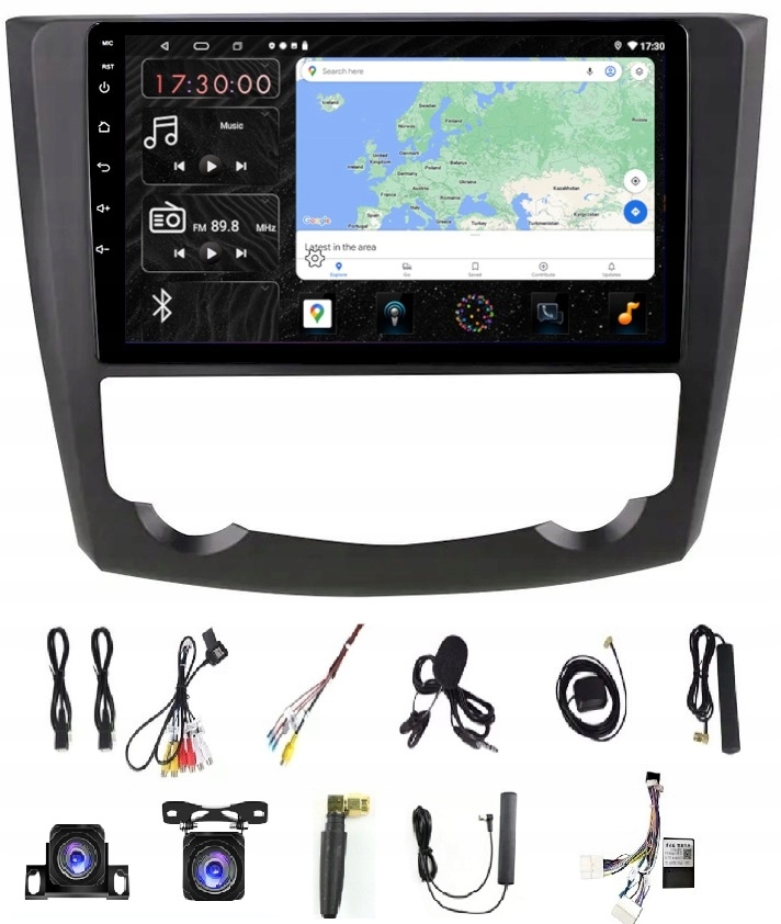 RADIO NAWIGACJA RENAULT KADJAR 2015-2021 CARPLAY ANDROID AUTO 2GB 32GB SIM