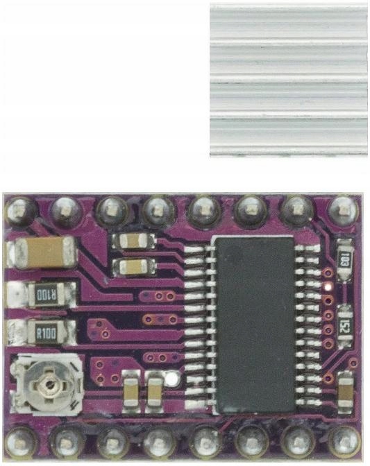 STEROWNIK SILNIKA DRV8825 STEPSTICK KROKOWEGO CNC Z HEATSINK