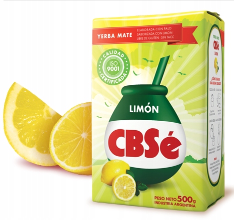 Yerba mate CBSe Limon cytrynowa 500g