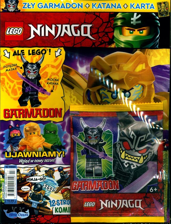 Gazeta magazyn Lego Ninjago 7/2023 + klocki