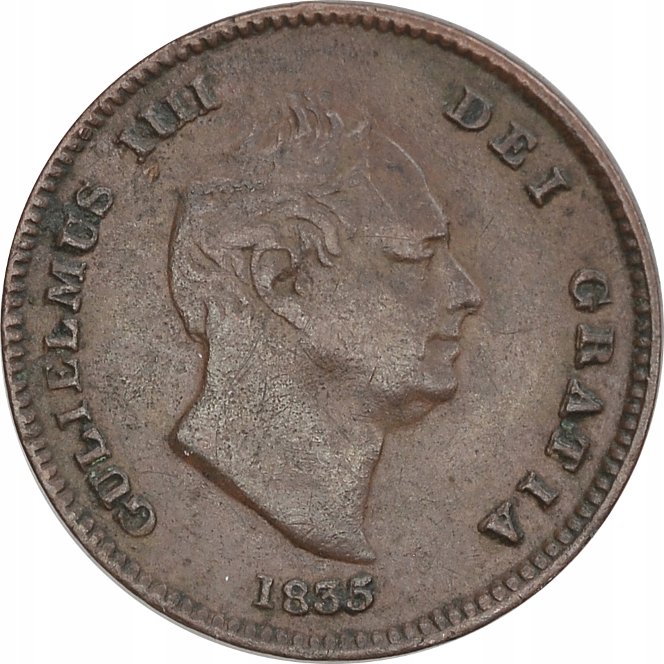 6.fu.WLK.BRYTANIA, WILLIAM IV, 1/3 FARTHINGA 1835