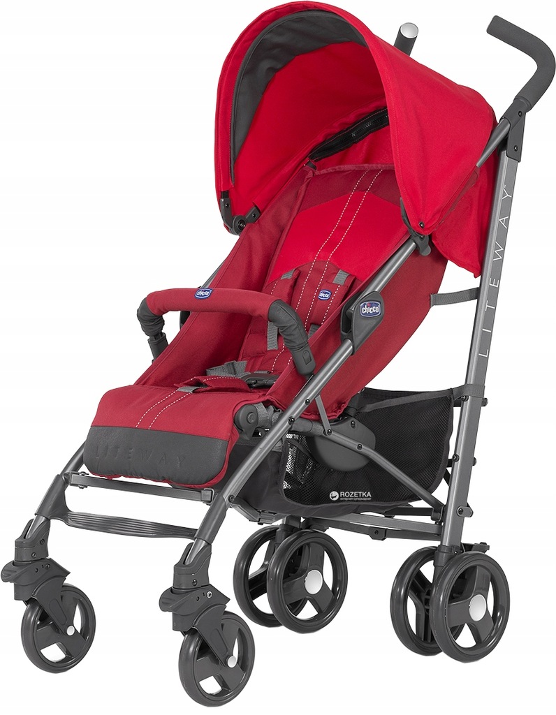 CHICCO LITE WAY TOP 3 RED WÓZEK SPACEROWY DO 22KG