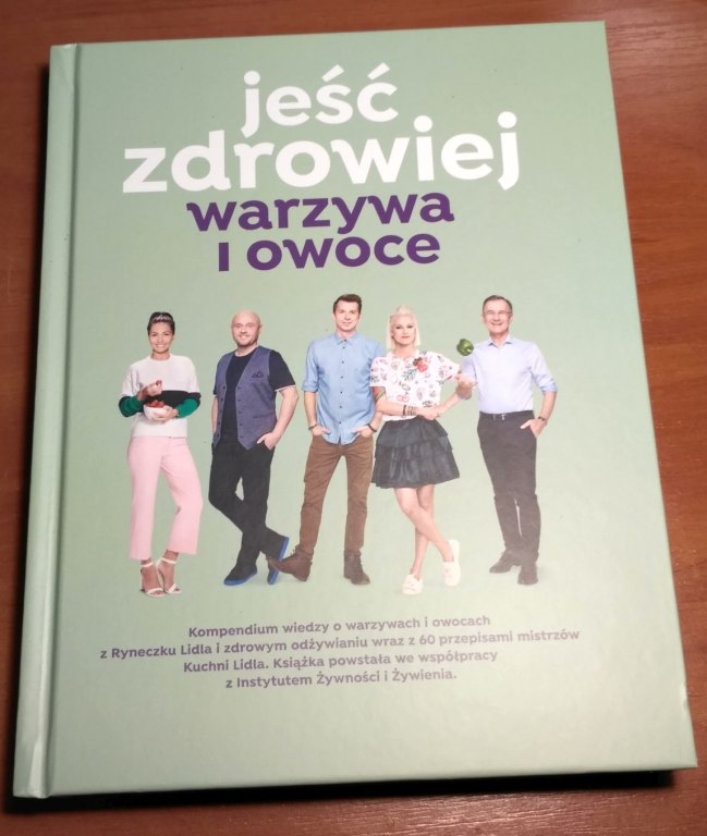 jeść zdrowiej warzywa i owoce - książka LIDL