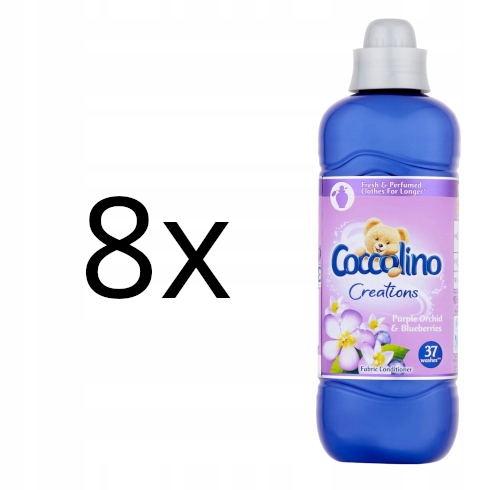 8X Coccolino Płyn Do Płukania Tkanin - Creations Purple Orchid & Blueber