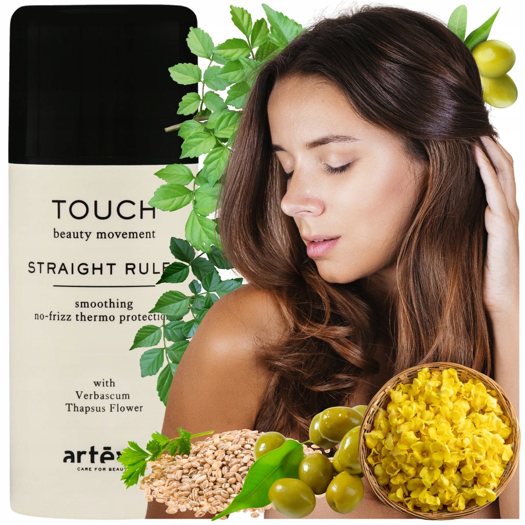 Prostujący krem do włosów - ARTEGO Touch Straight Rules 100ml KREM WYGŁADZA