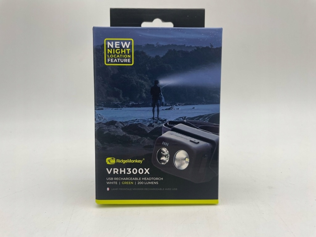 RidgeMonkey VRH 300x USB Rechargeable Headtorch - latarka czołowa
