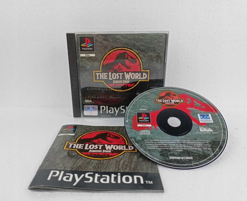 The Lost World Jurassic Park PSX PS1