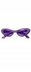 OKULARY NEONOWE FIOLETOWE DISCO NEON LATA 80