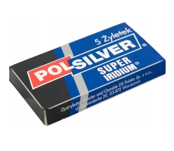 Żyletki POLSILVER Super Iridium 100szt (20 opakowań po 5)