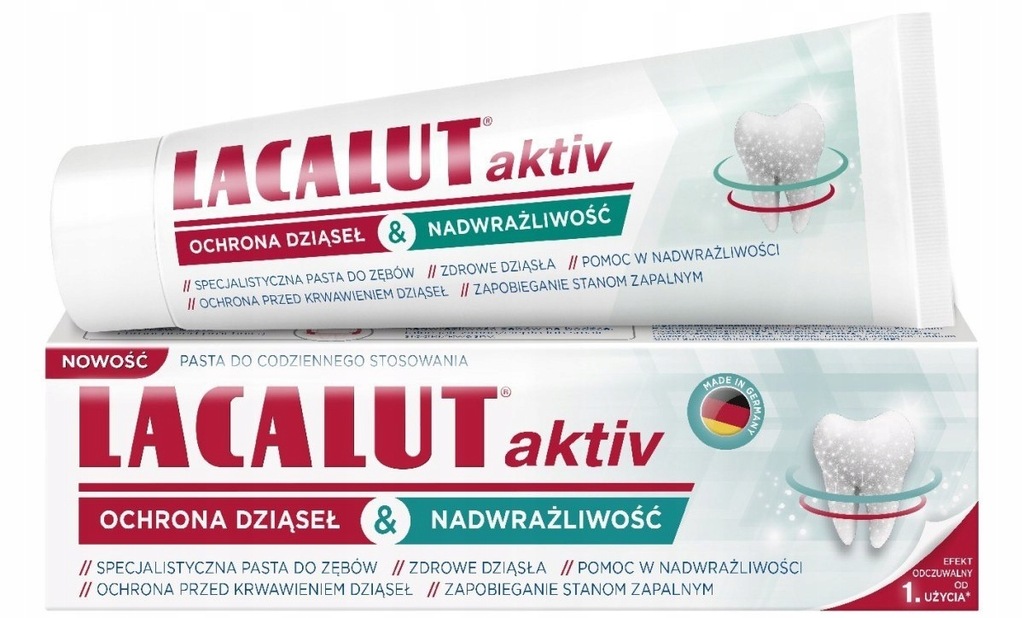 Lacalut Pasta do zębów Activ - ochrona dziąseł