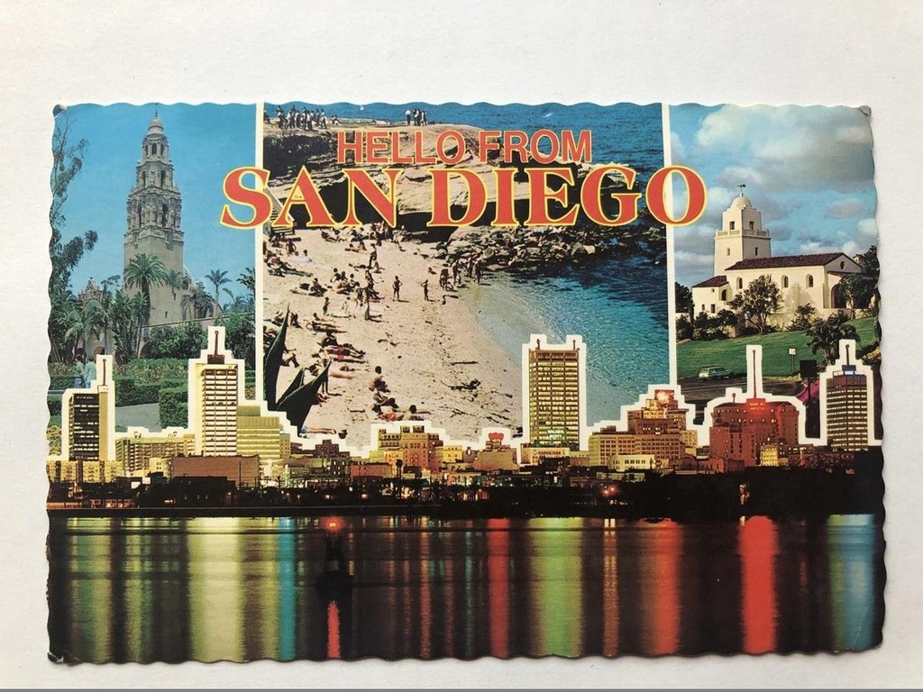 Pocztówka USA San Diego, Califoria /001/