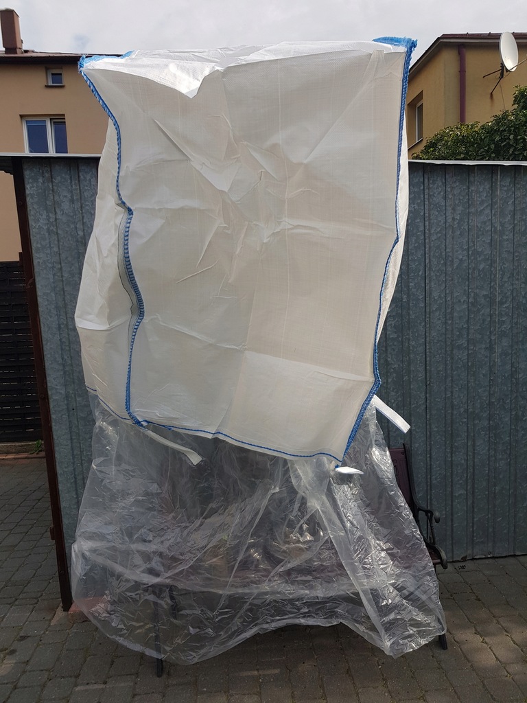 Worek big bag z wkładem foliowym 7553627962 oficjalne archiwum Allegro