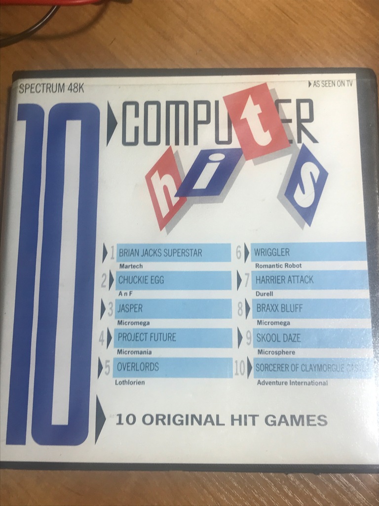 ZX Spectrum zestaw gier w tym Computer Hits 10