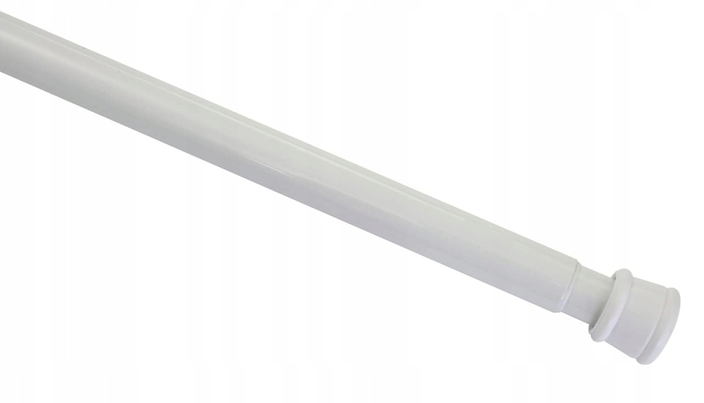 Drążek prysznicowy rozporowy Gardinia 80-130 cm biały