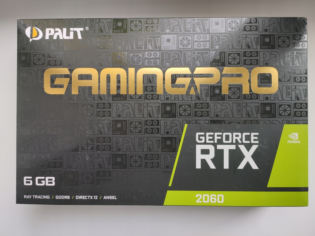 Palit RTX 2060 GamingPro GWARANCJA DO 2022-02-01