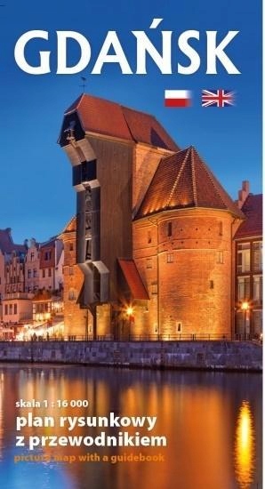 MAPA RYSUNKOWA Z PRZEWOD. - GDAŃSK W.POL/ANG
