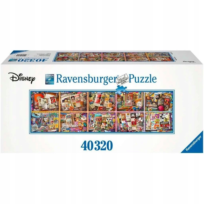 Puzzle 40 000 elementów Z Mikim przez lata
