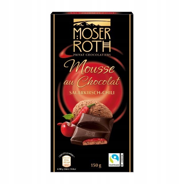 Moser Roth Mousse au Chocolat Sauerkirsch-Chili 15 - 12286045435 ...