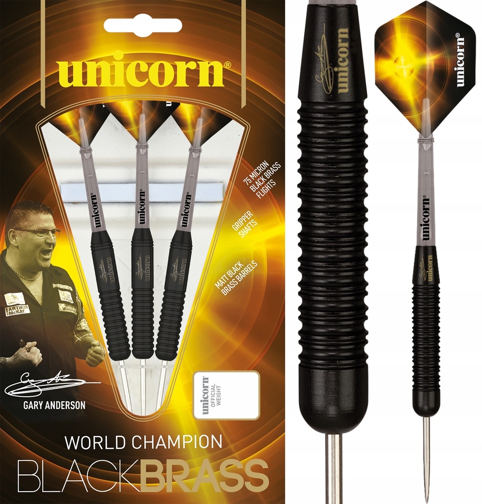 Lotki Rzutki Dart Unicorn Gary Anderson STEEL 25g