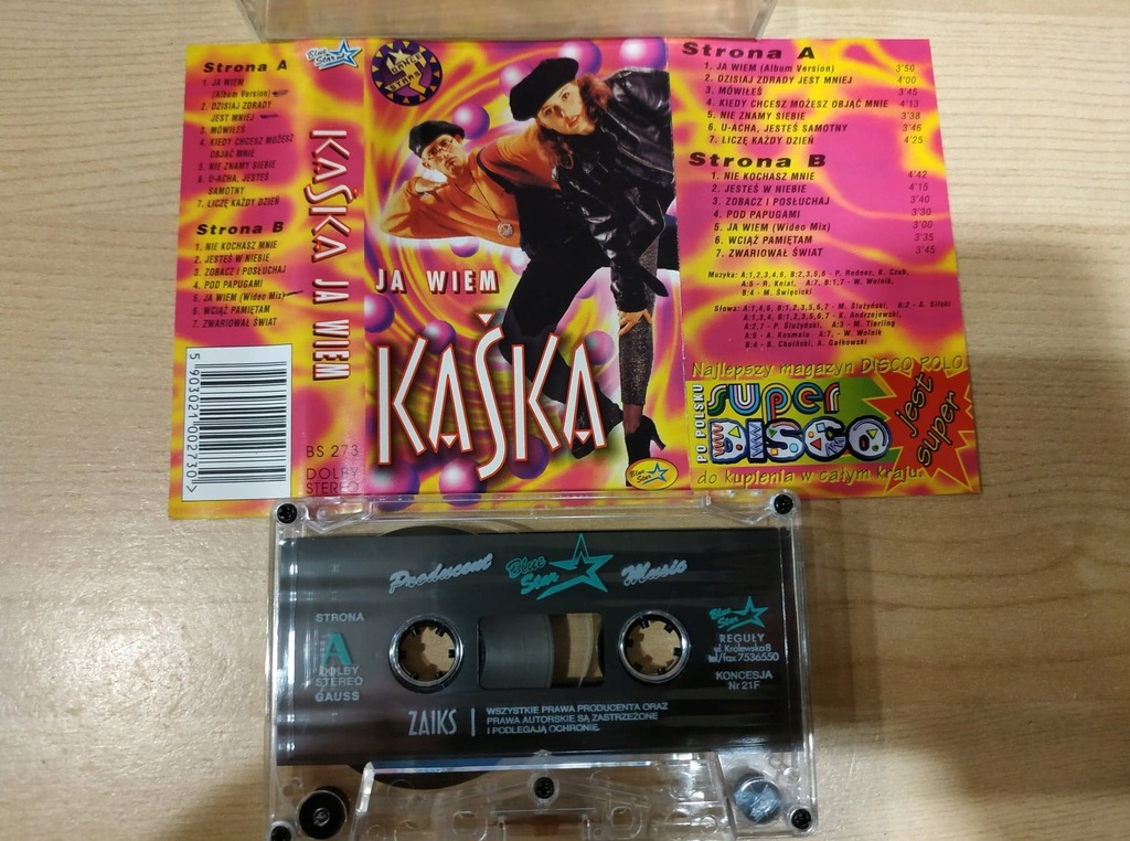 Kaśka Ja Wiem UNIKAT RARYTAS Disco Polo
