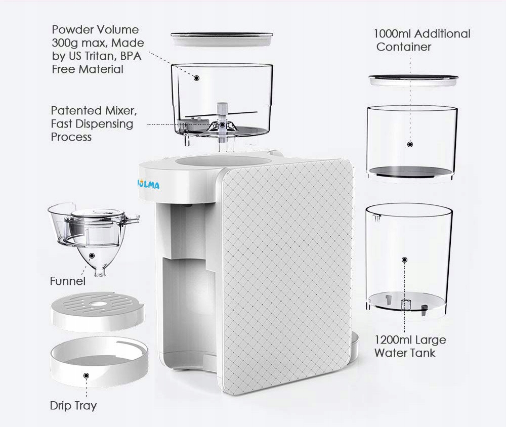 Ekspres do mleka Smart Baby Milk Powder Maker WiFi 8319183657