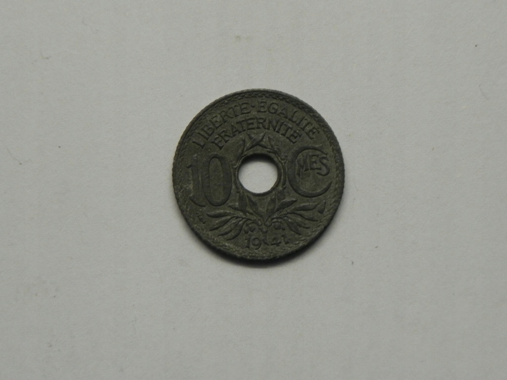 39607/ 10 CENTIMES 1941 FRANCJA