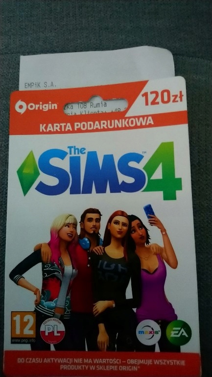 Sims 4 Karta Podarunkowa 120zl 8108944799 Oficjalne Archiwum Allegro