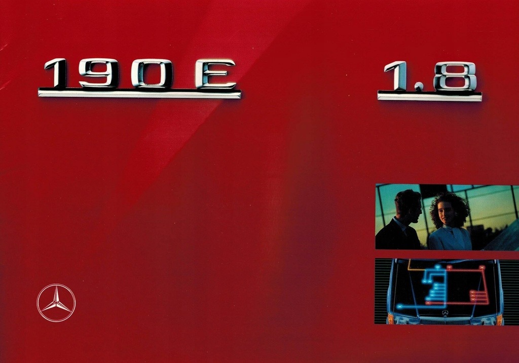 1985 Prospekt MERCEDES BENZ 190E 1,8 NA INNEJ BMW