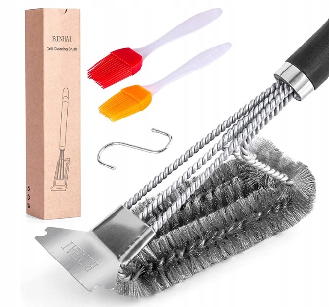 ZESTAW SZCZOTEK DO CZYSZCZENIA GRILLA