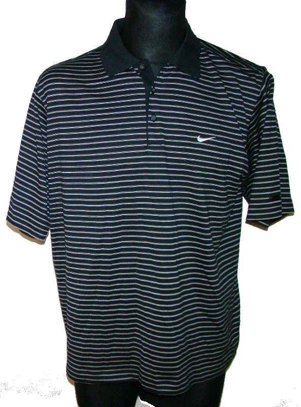 KOSZULKA POLO NIKE GOLF L TIGER WOODS PASY JORDAN