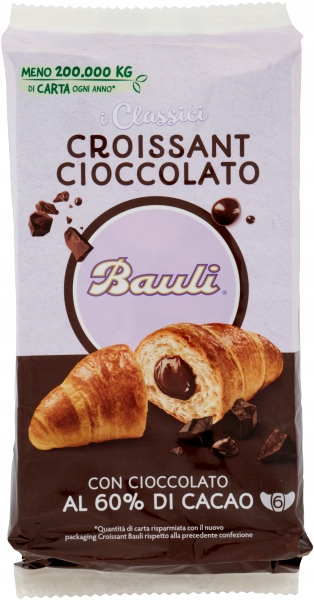 Bauli rogaliki z czekolada Croissant Cioccolato X6 300 Gr