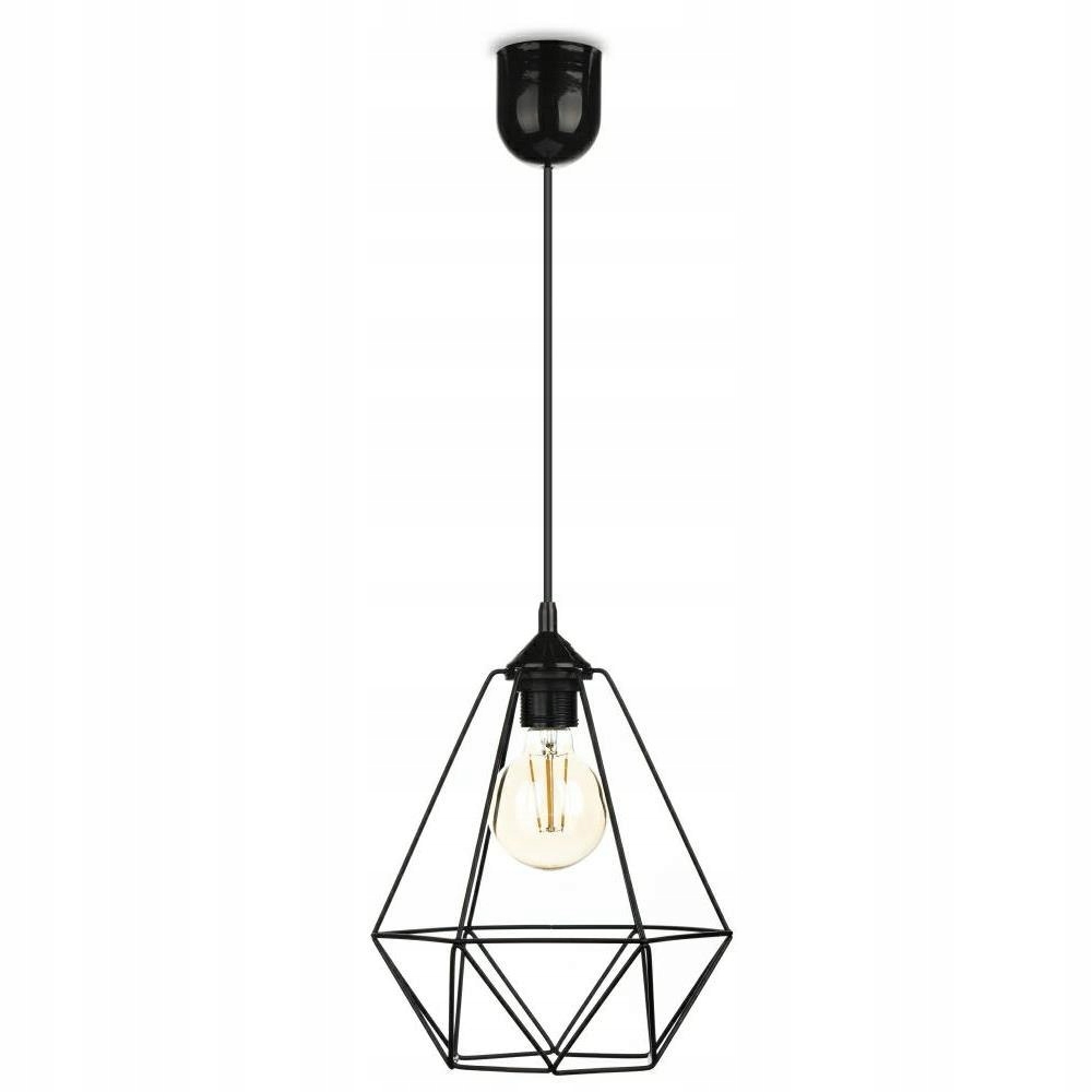 Lampa wisząca Paris Diamond 24 cm czarna