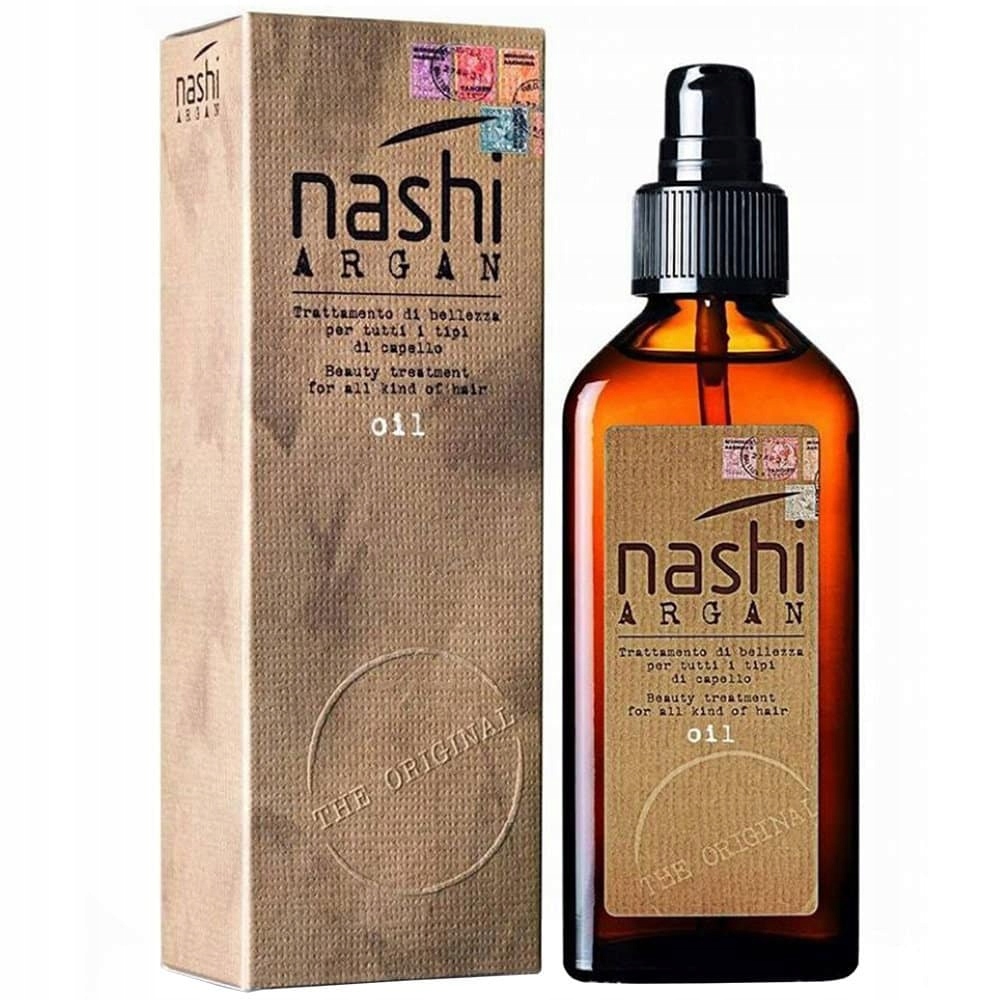 Nashi Argan Oil Naturalny Olejek Arganowy Odżywia Nadaje Blasku Włosom 100