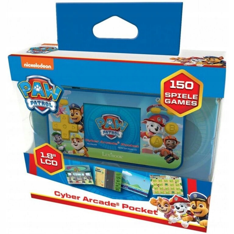 PAW PATROL PRZENOŚNA KONSOLA DLA DZIECI 150 GIER