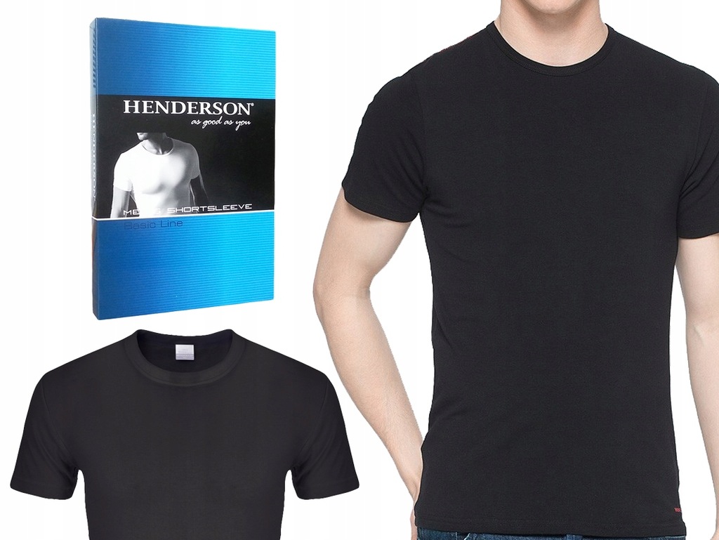 Koszulka T-Shirt K1 Henderson BASIC czarny XXL