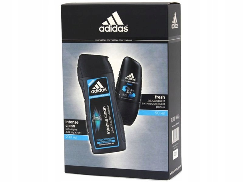 ZESTAW ADIDAS INTENSE CLEAN SZAMPON 200ML + DEO